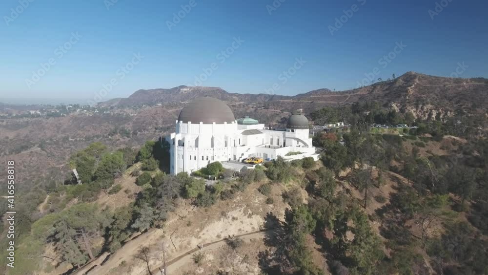 Griffith Observatory in Los Angeles, Hollywood Hills, USA