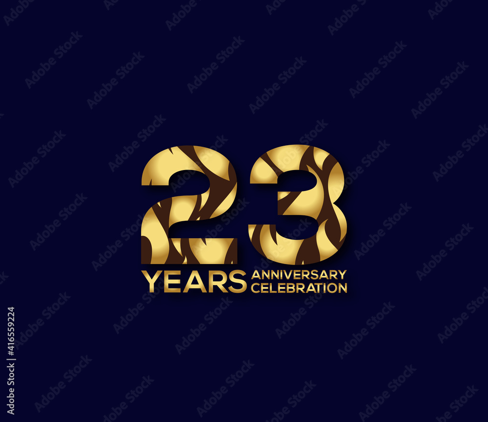 23 Year Anniversary Day background Concept 23 Year Anniversary Day background Concept