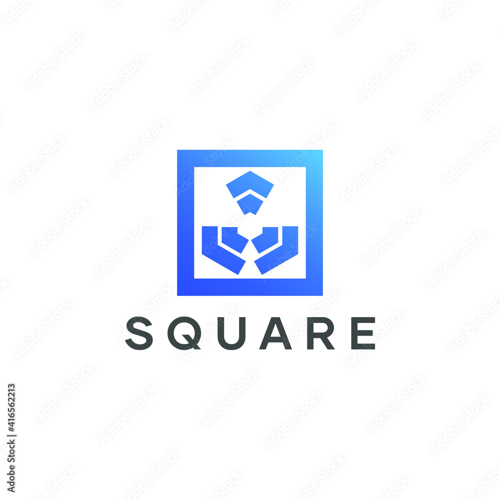 Abstract Geometric Logo Concept Vector. Abstract Simple Logo Template. Abstract Geometric Logo Concept Vector. Abstract Simple Logo Template.