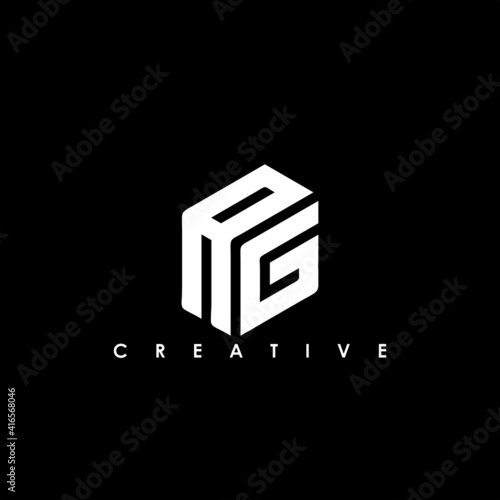 AG Letter Initial Logo Design Template Vector Illustration