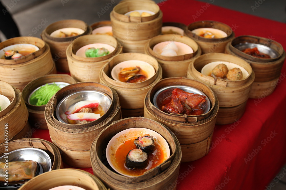 Colorful dim sum Colorful dim sum