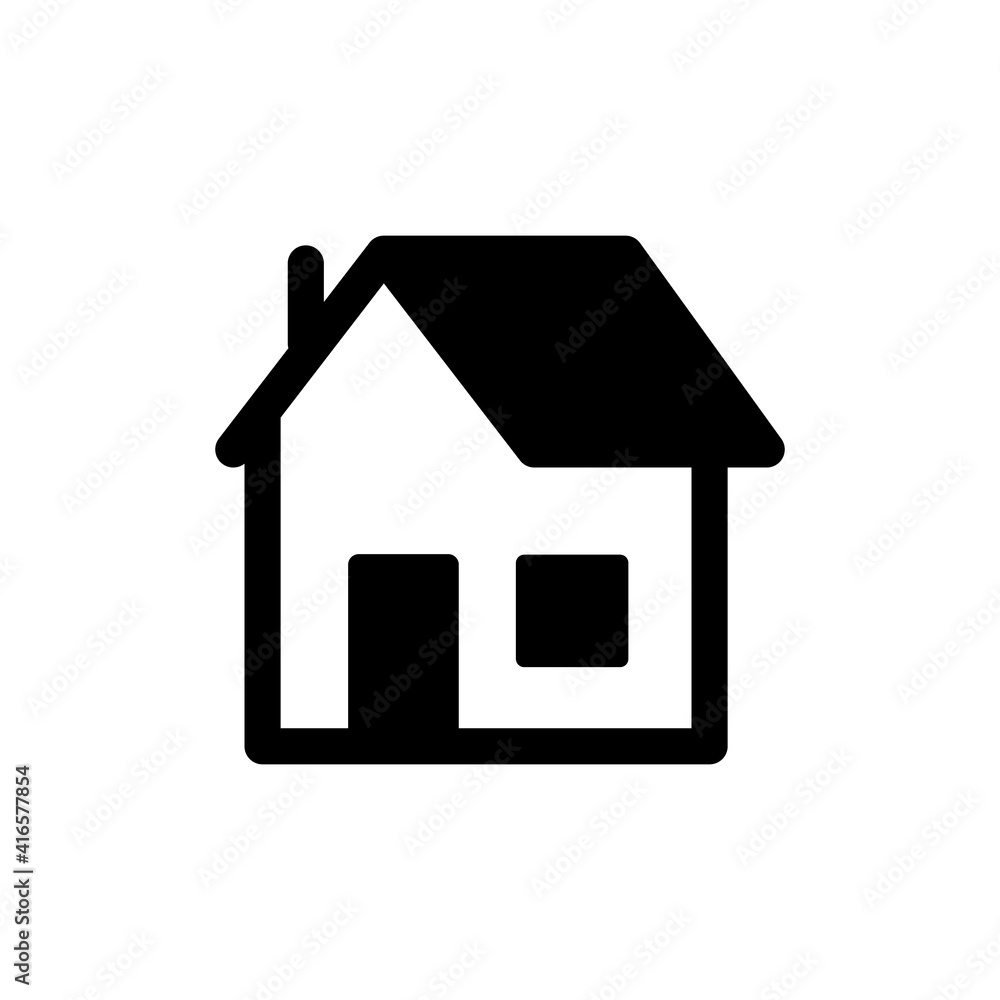 House vector icon. Home linear pictogram. House vector icon. Home linear pictogram.
