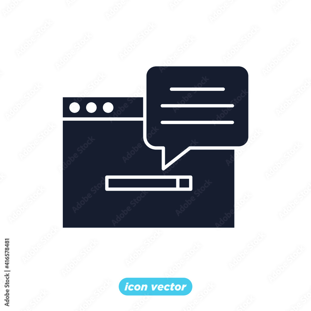 SEO online consulting icon. Search Engine Optimization symbol template for graphic and web design collection logo vector illustration SEO online consulting icon. Search Engine Optimization symbol template for graphic and web design collection logo vector illustration