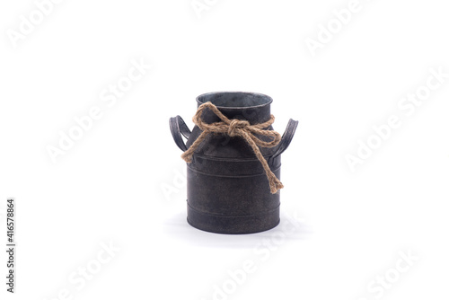 Obraz na płótnie Retro pot on white background w salonie