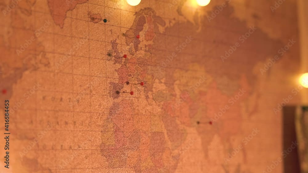 Mapa Mundi donde empiezan los viajes y los sueños.