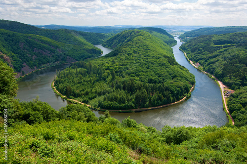  Loop Of The Saar River, Near Mettlach, Saarland, Germany