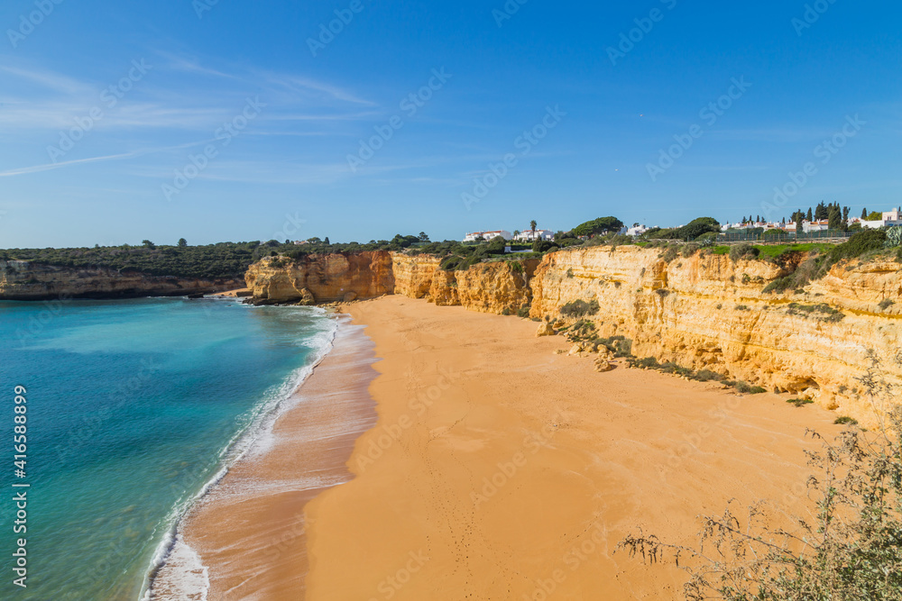 Cliffs in the Coast of Algarve Cliffs in the Coast of Algarve