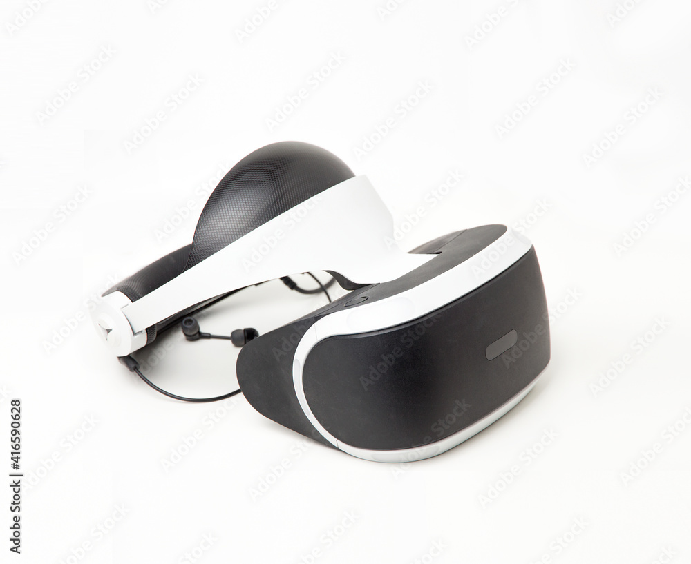 Helmet of virtual reality on a white background
Helmet of virtual reality on a white background