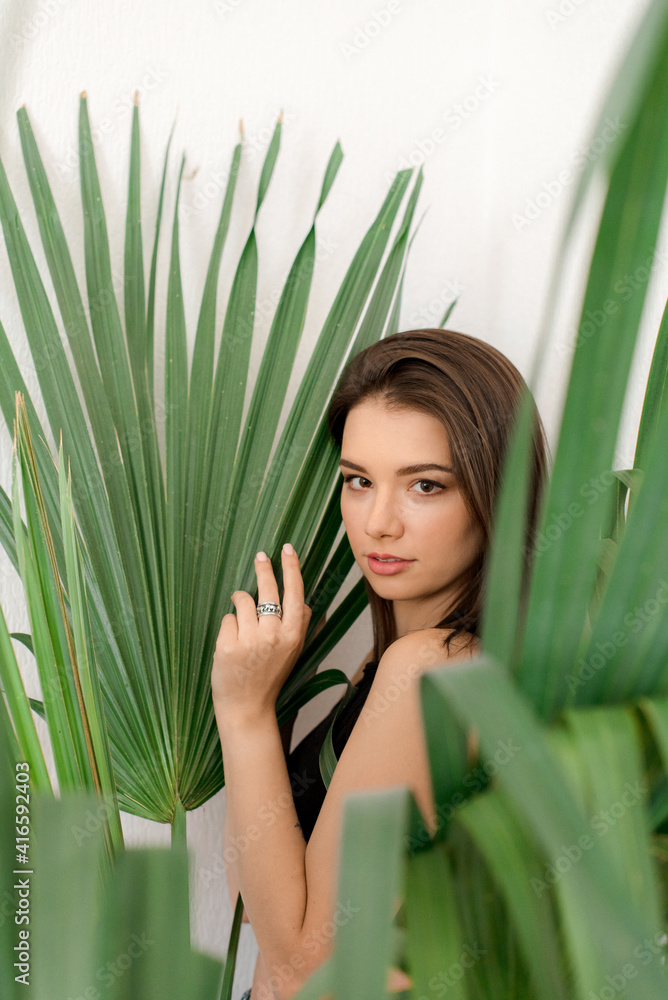 Young woman relaxing at home Young woman relaxing at home