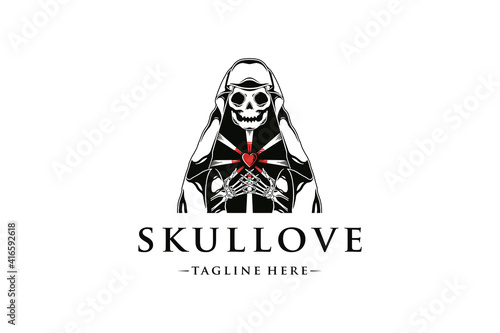 Death Dealer Love Logo Template