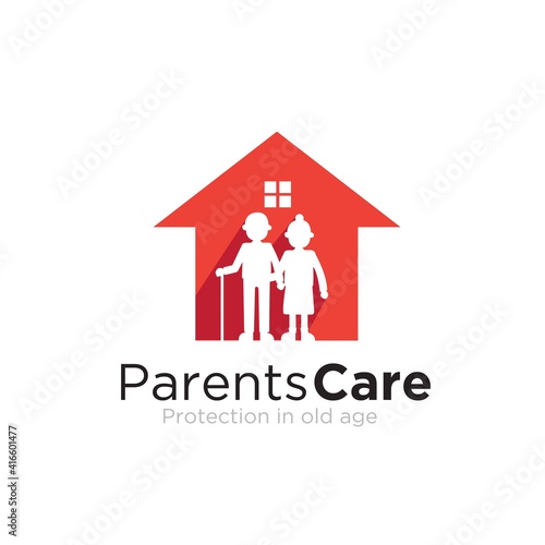 home parent care logo designs simple modern for parent insurance