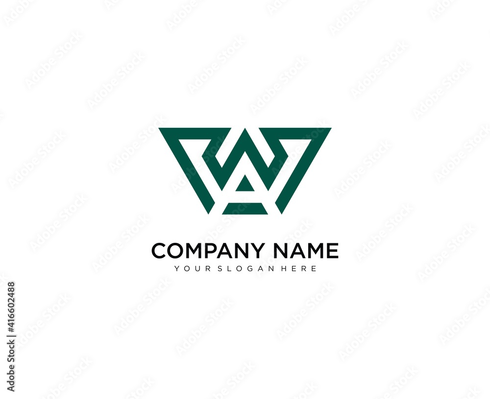 W lettering logo design. Creative minimal monochrome monogram symbol. Universal elegant vector sign design. Premium business logo type. Graphic alphabet symbol for company business identity W lettering logo design. Creative minimal monochrome monogram symbol. Universal elegant vector sign design. Premium business logo type. Graphic alphabet symbol for company business identity