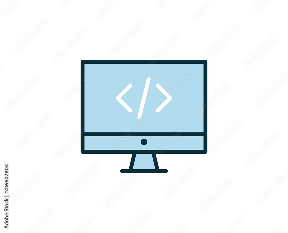 Code premium line icon. Simple high quality pictogram. Modern outline style icons. Stroke vector illustration on a white background. Code premium line icon. Simple high quality pictogram. Modern outline style icons. Stroke vector illustration on a white background.