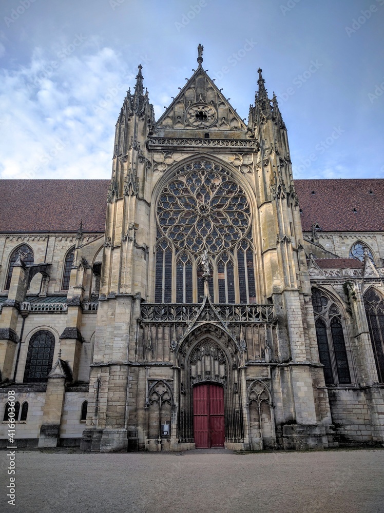 Fototapeta premium Overview of Sens, Burgundy (France) - September 2016