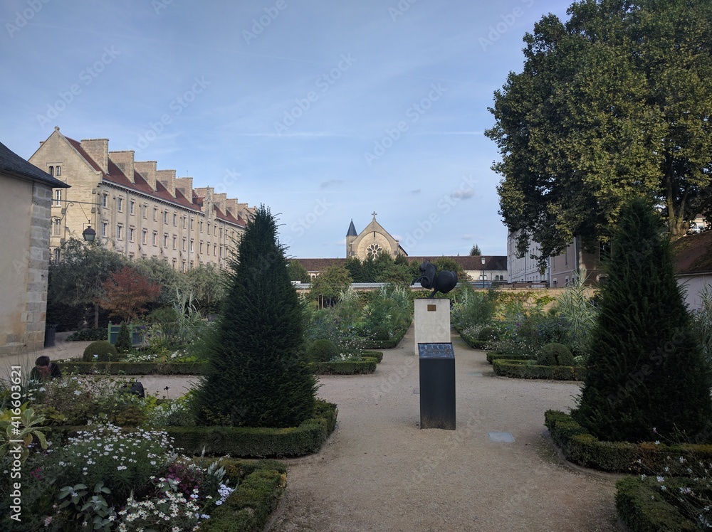Overview of Sens, Burgundy (France) - September 2016