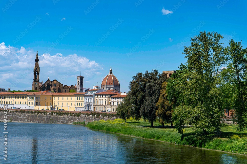 Firenze duomo piazzale panoramica toscana santa maria del fiore firenze, italia, cittá, cattedrale, architettura, firenze, duomo, toscana, panorama, europa, cupola, distanza, chiesa, veduta, viaggiare