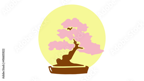 Bonsai pastel colors