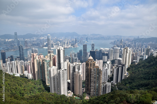 Die Aussicht über Hongkong und das Südchinesische Meer.