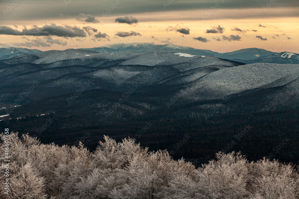 Zimowe Bieszczady