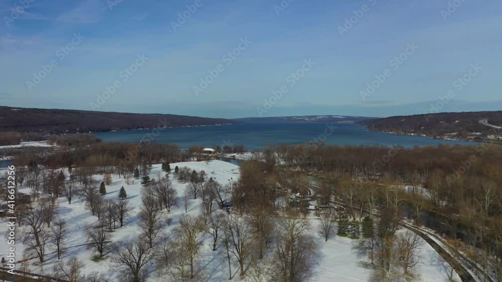 Beautiful View of Cayuga Lake in Ithaca New York Beautiful View of Cayuga Lake in Ithaca New York