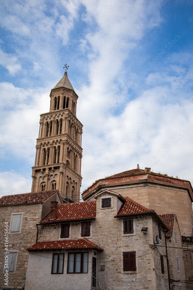 Saint-Domnius Cathedral in Split. Croatia.  