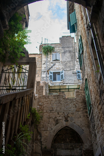 old stone house. Diocletian s Palace. Split. Croatia