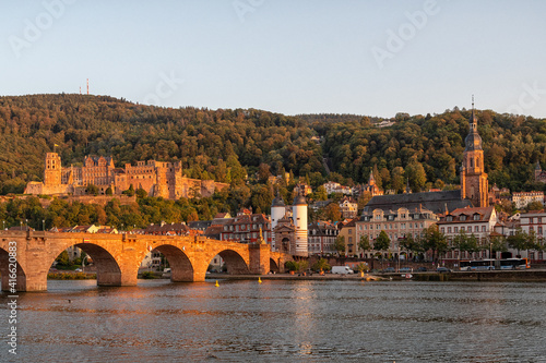 View over the Neckar to Heidelberg
