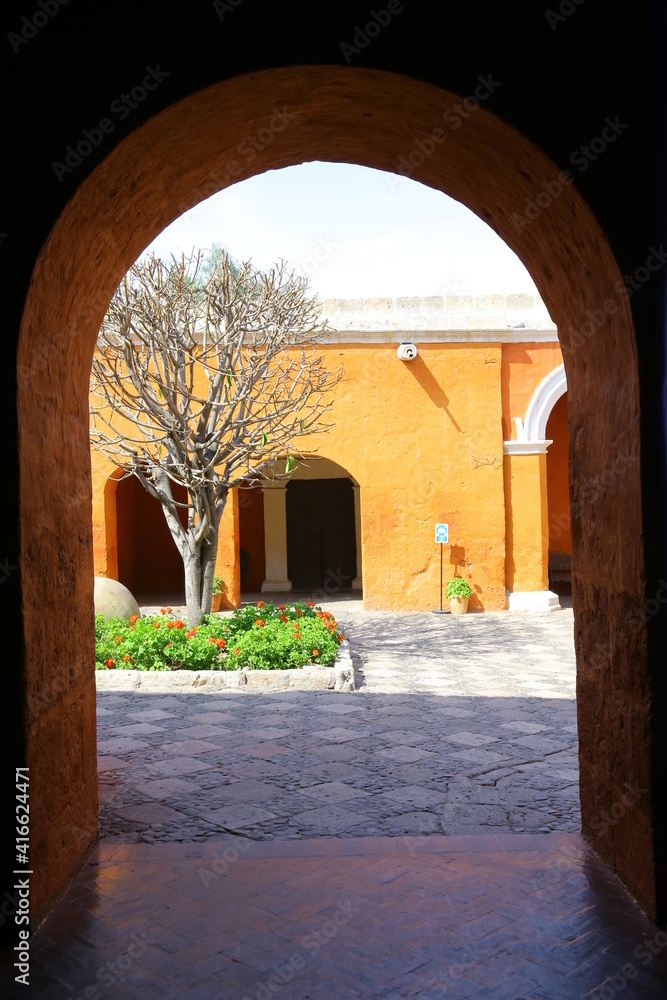 Fototapeta premium Couvent à Arequipa, Pérou, Amérique du Sud