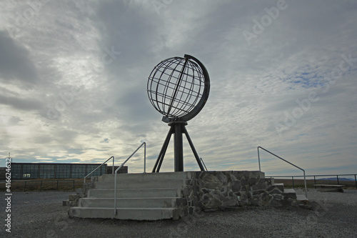 Globe monument on North Cape, Nordkapp.
Clouds above the monument that overlooks the Barents Sea.
Nordkapp, Finmark, Norway.