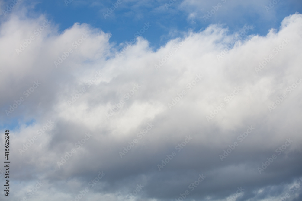 blue sky with clouds