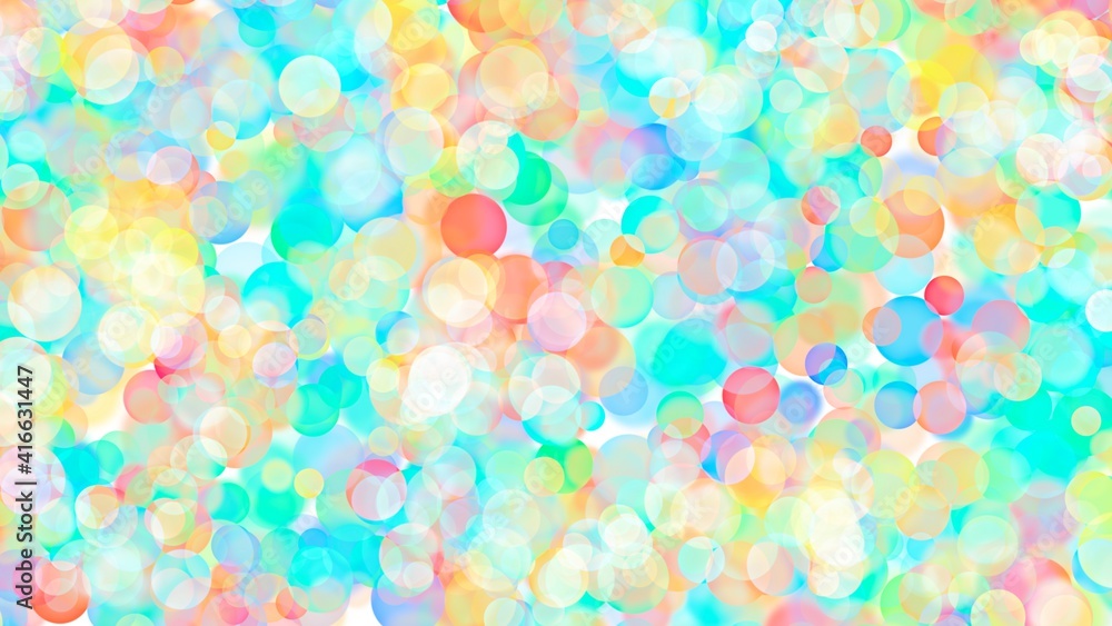 abstract colourful bokeh background illustration 