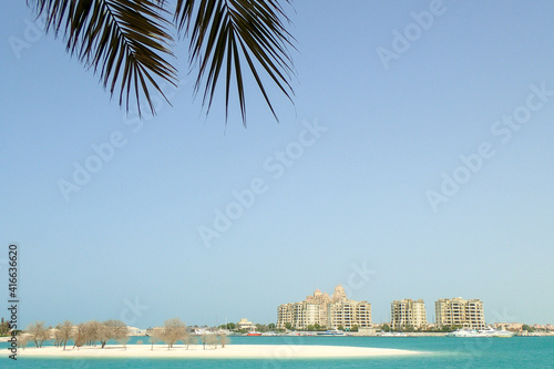 Plaża w Emiratach Arabskich photo
