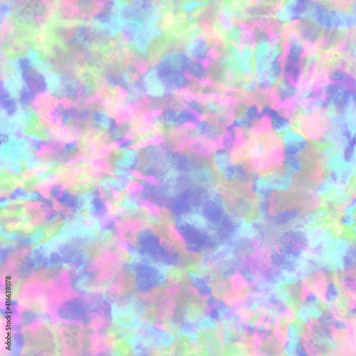 Tie dye shibori pattern. Watercolour abstract texture.