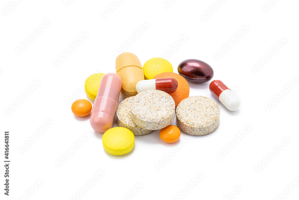 drugs isolated on white background. various pills and tablets cut out. pharmacy concept drugs isolated on white background. various pills and tablets cut out. pharmacy concept