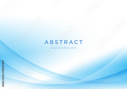 Abstract light vector background blue and white wave background.