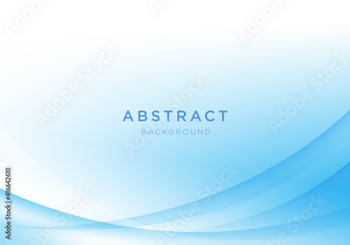 Abstract light vector background blue and white wave background.