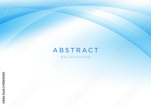 Abstract light vector background blue and white wave background.