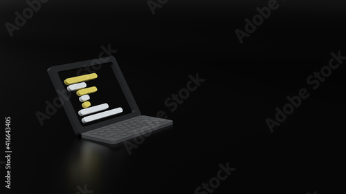 Simplistic Code On Minimalistic Device Black