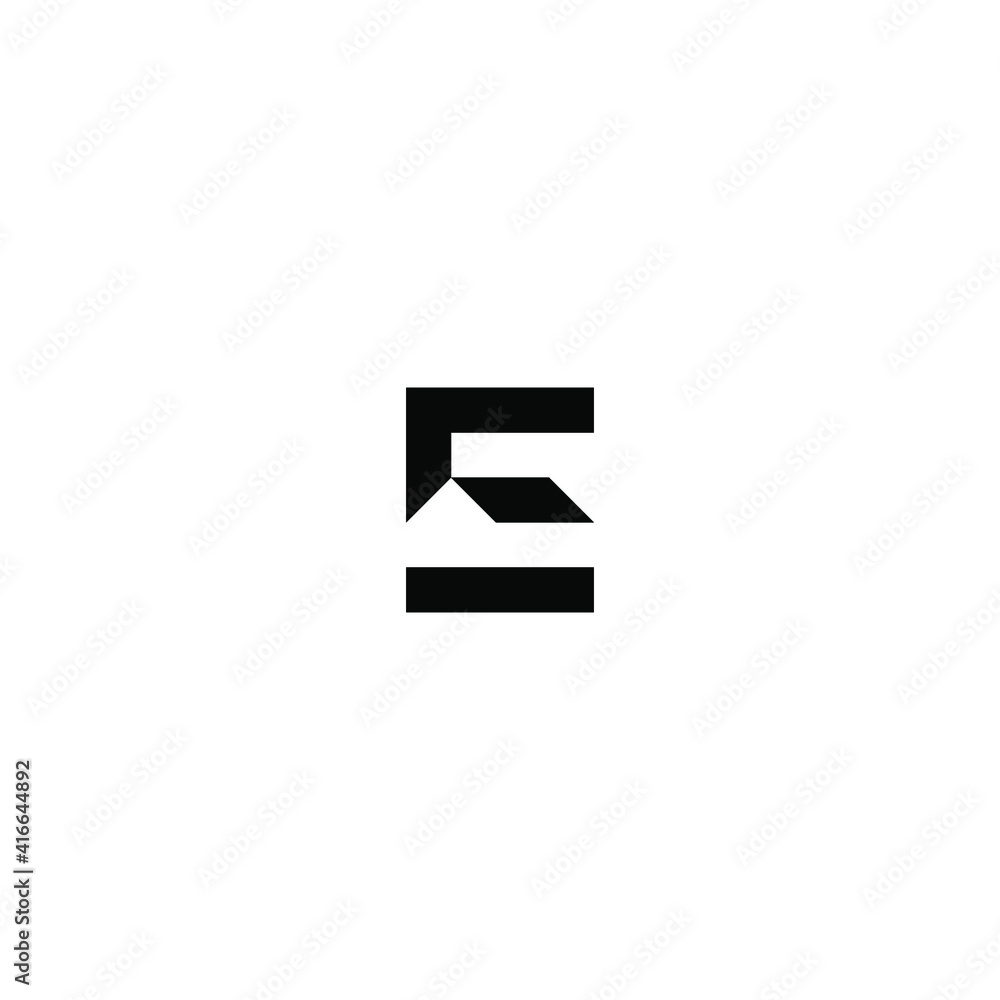 the initials E home logo the initials E home logo
