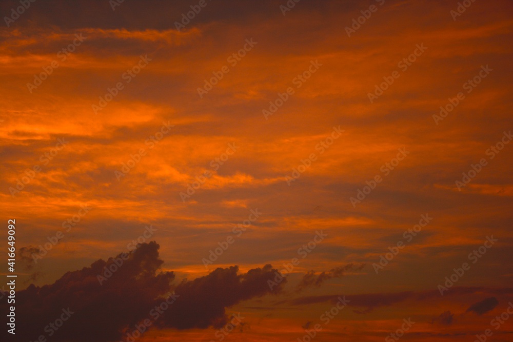 impression clouds. from golden hour sky. texture background with copy space. Vivid tone・soft focus image. impression clouds. from golden hour sky. texture background with copy space. Vivid tone・soft focus image.