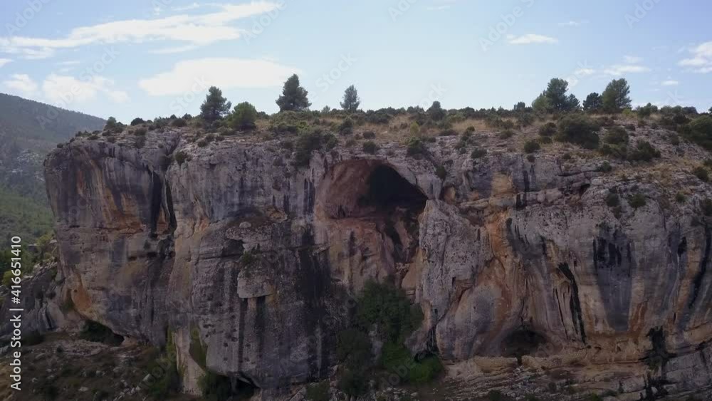Very large cave in the middle of the mountain. Very large cave in the middle of the mountain.