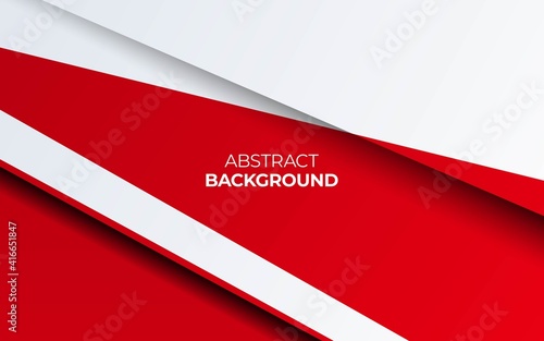Modern stylish red background with paper effect