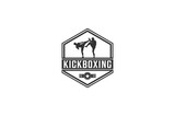 kickboxing logo in white background