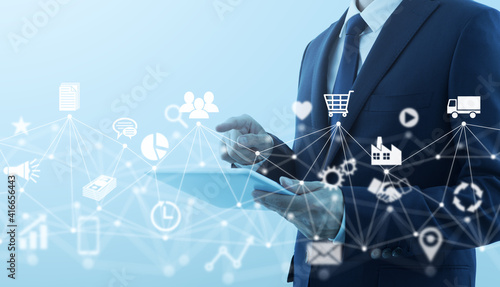 фотографія Marketing and network technology
