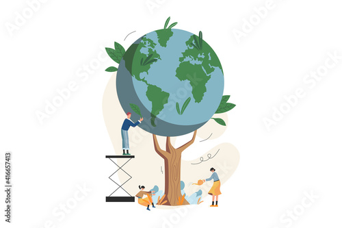 Plant a tree to save the planet