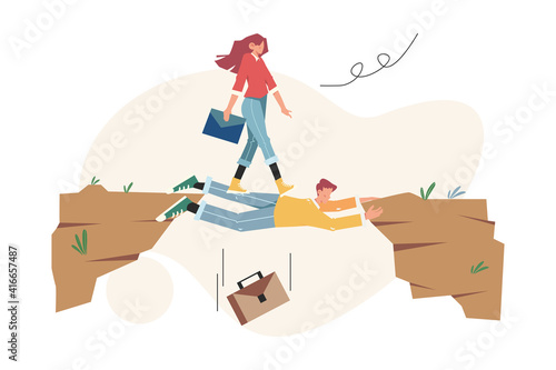 Teamwork help in overcoming obstacles to aimed at the goal