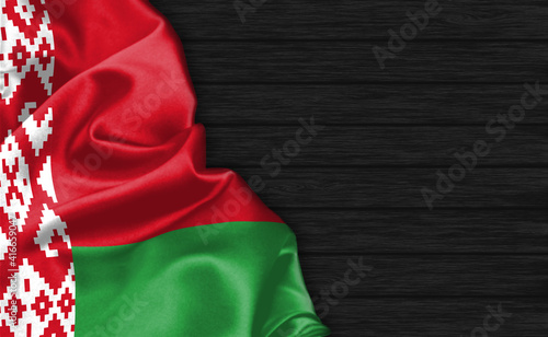 Closeup of Belarus flag