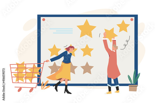 Customer reviews rating give a rating and feedback