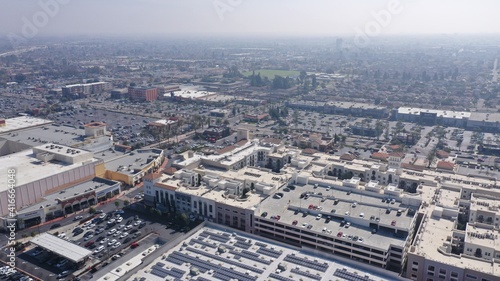 Wallpaper Mural Aerial View of city landscape in Orange County, California  Torontodigital.ca