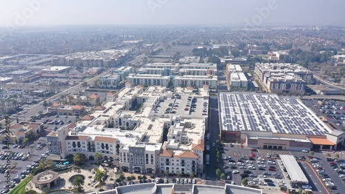 Aerial View of city landscape in Orange County, California  © jaustin